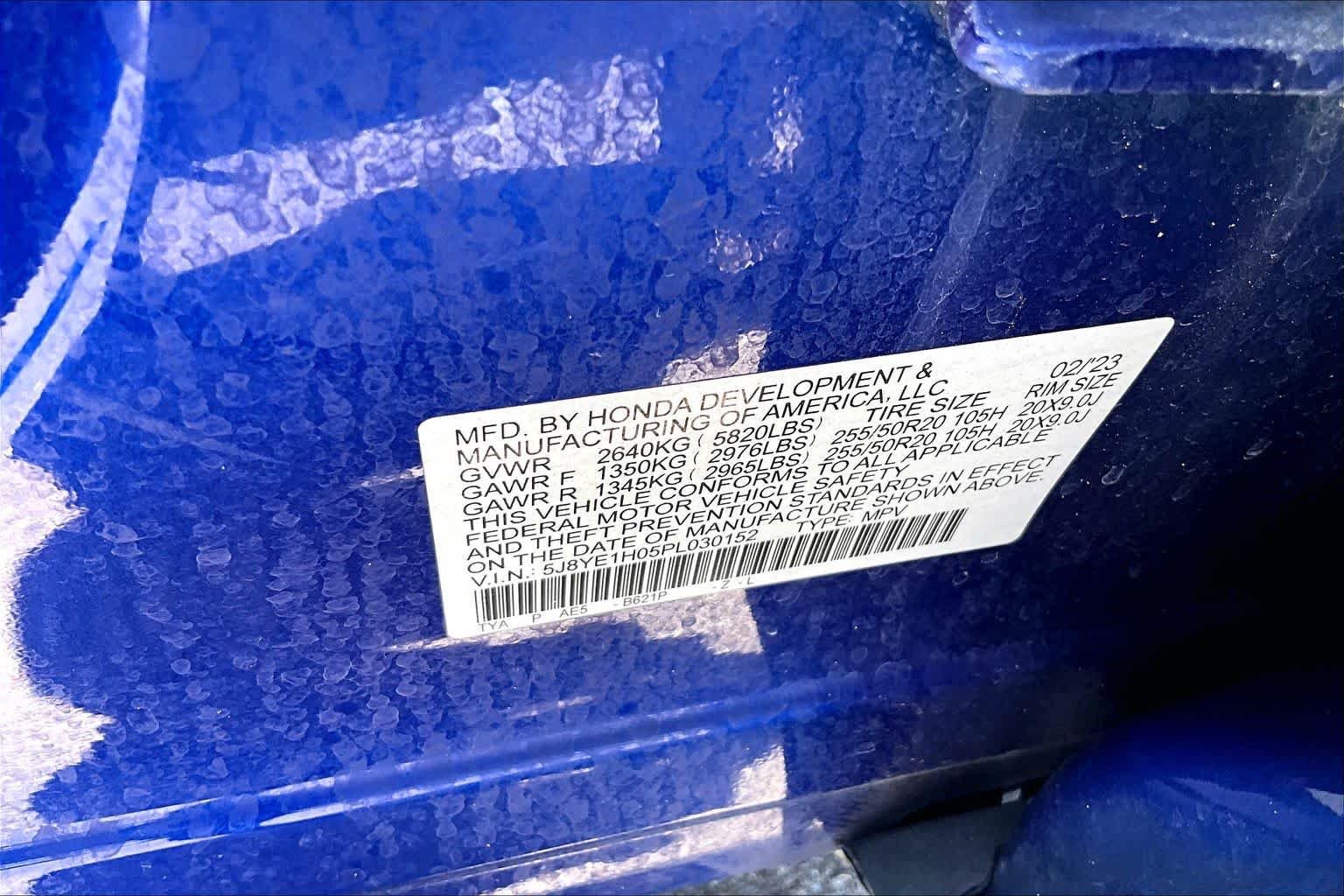 Used 2023 Apex Blue Pearl Acura w/A-Spec Package image 35