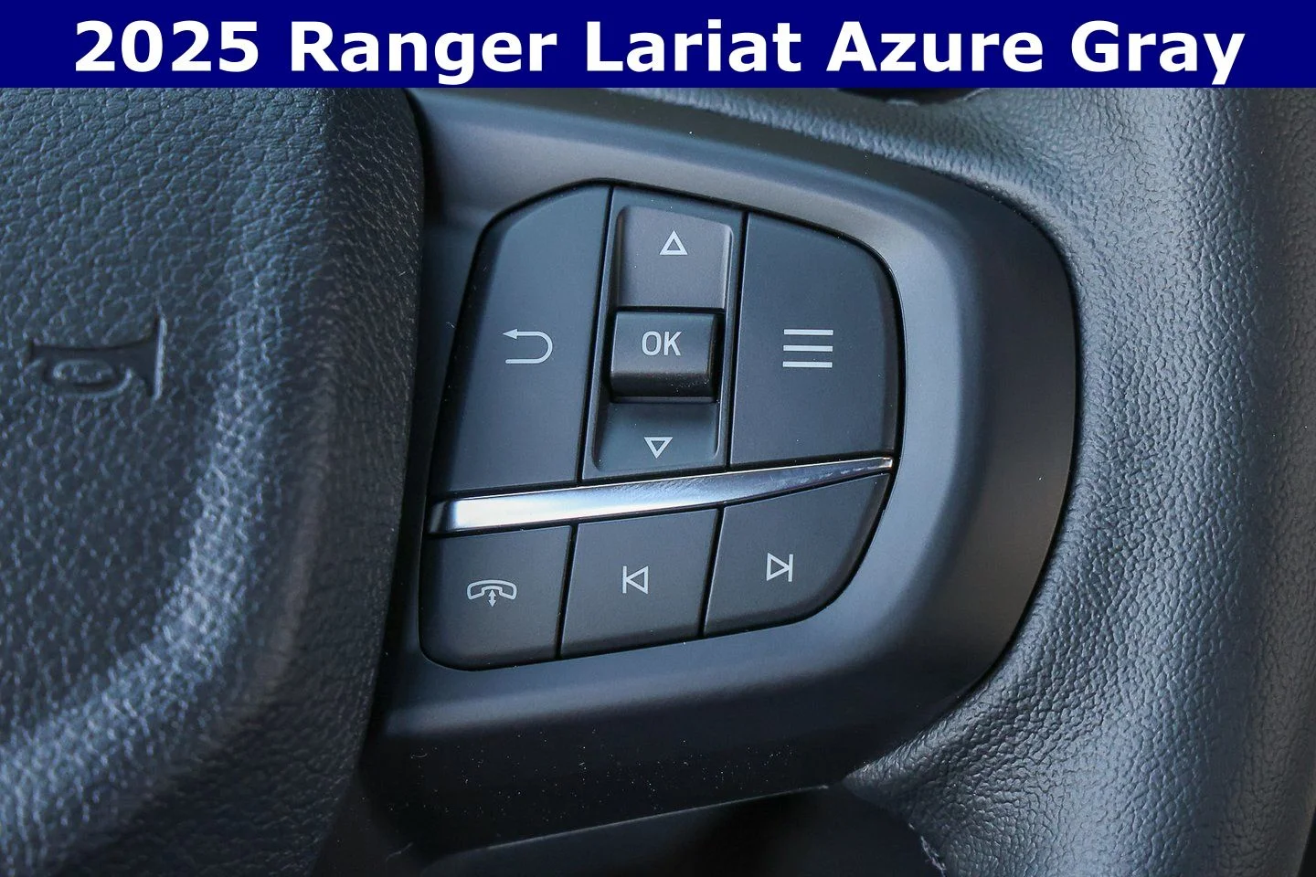 New 2025 Azure Gray Metallic Tri-coat Ford LARIAT® image 28