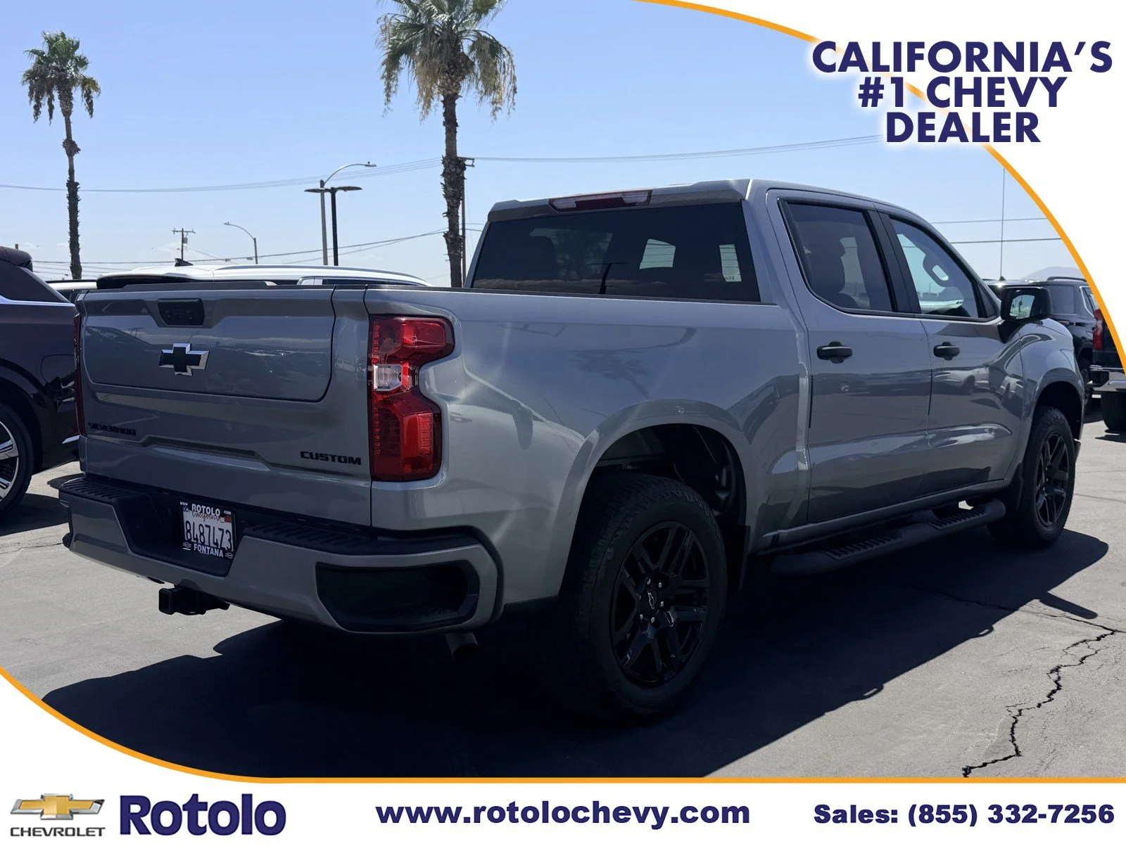 Used 2025 Sterling Gray Metallic Chevrolet Custom image 6