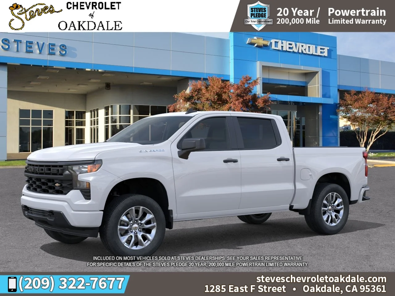 New 2026 Summit White Chevrolet Custom image 2
