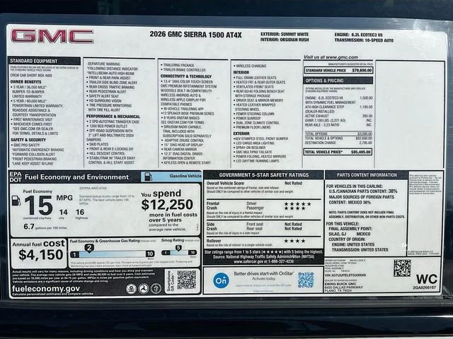 2026 GMC Sierra 1500 AT4X - Photo 21