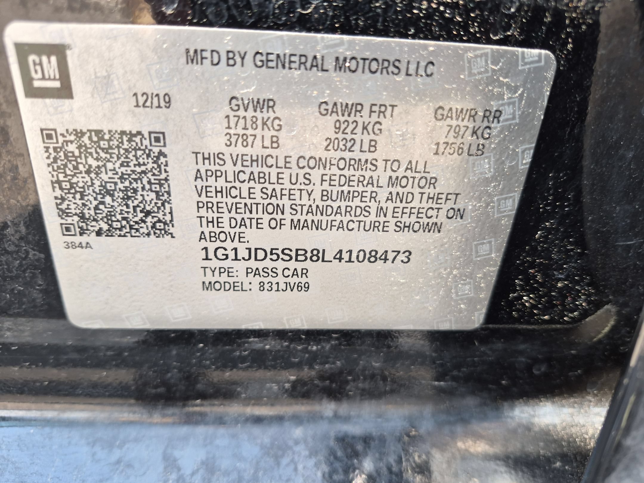 Used 2020 Mosaic Black Metallic Chevrolet LT image 32