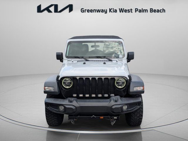 Used 2021 White Jeep Unlimited Willys image 2