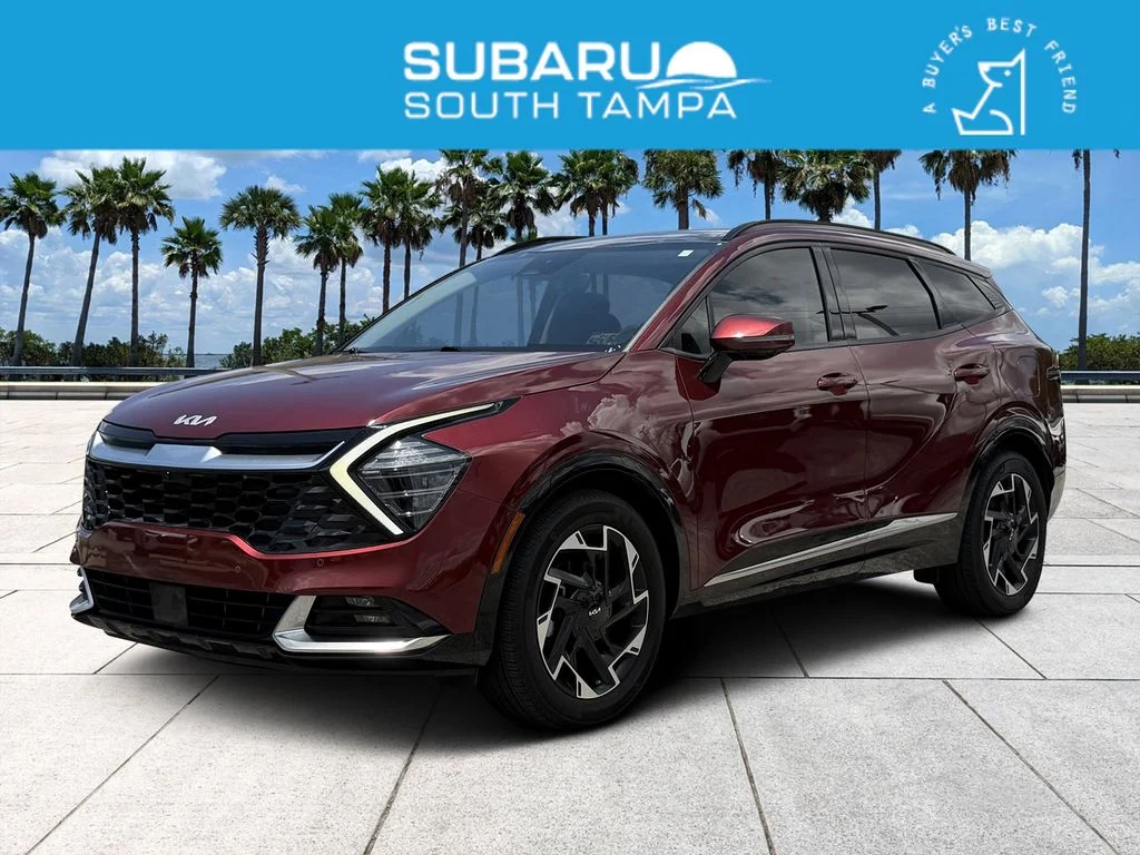 Used 2023 Red Kia SX-Prestige image 1