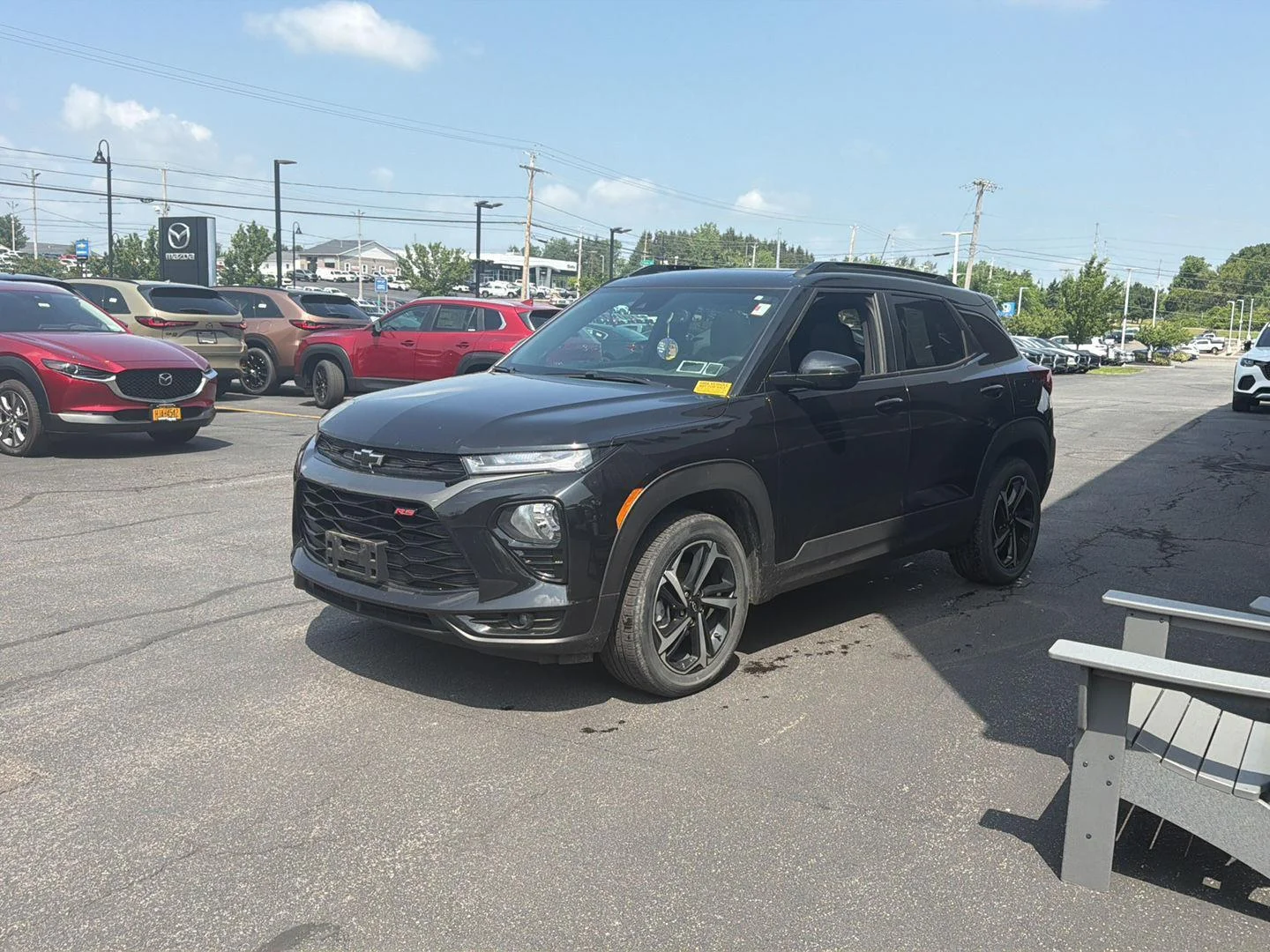 Used 2023 Mosaic Black Metallic Chevrolet RS image 3