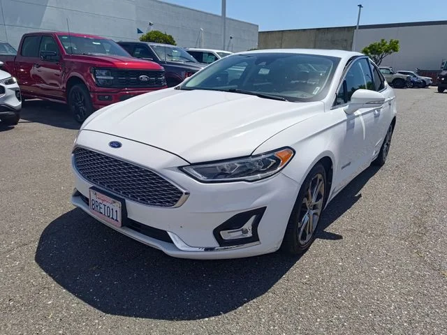 Used 2019 Ford Fusion Hybrid Titanium with VIN 3FA6P0RU6KR243087 for sale in San Leandro, CA