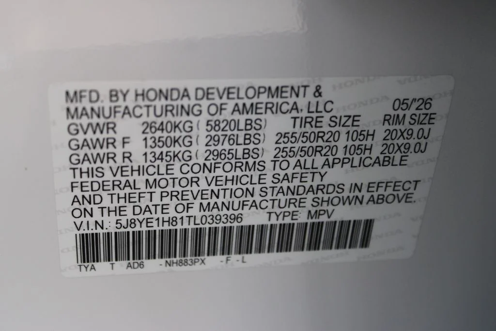 New 2026 Platinum White Pearl Acura Advance Package image 30