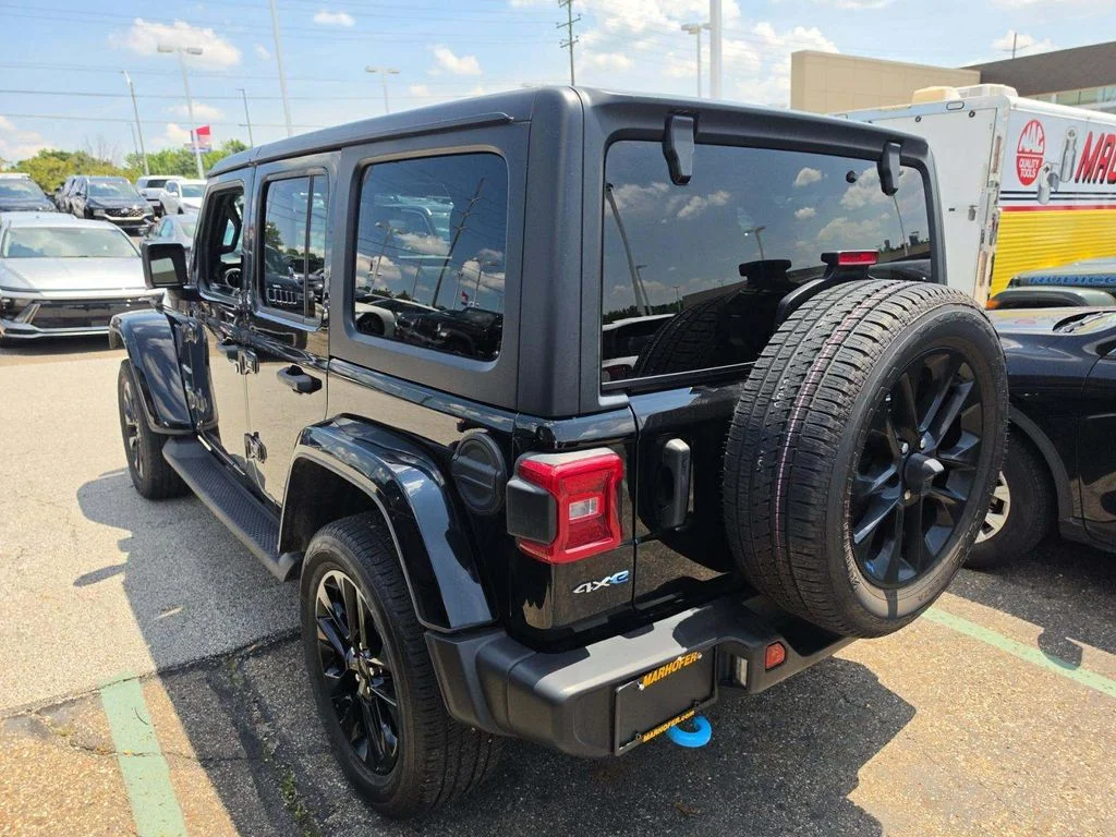 Used 2023 Black Jeep Sahara 4xe image 4