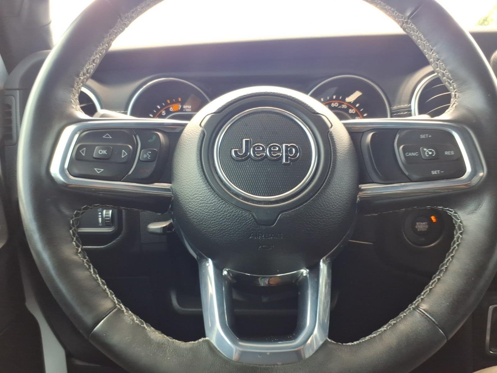 Used 2023 Bright White Clearcoat Jeep Sahara image 27