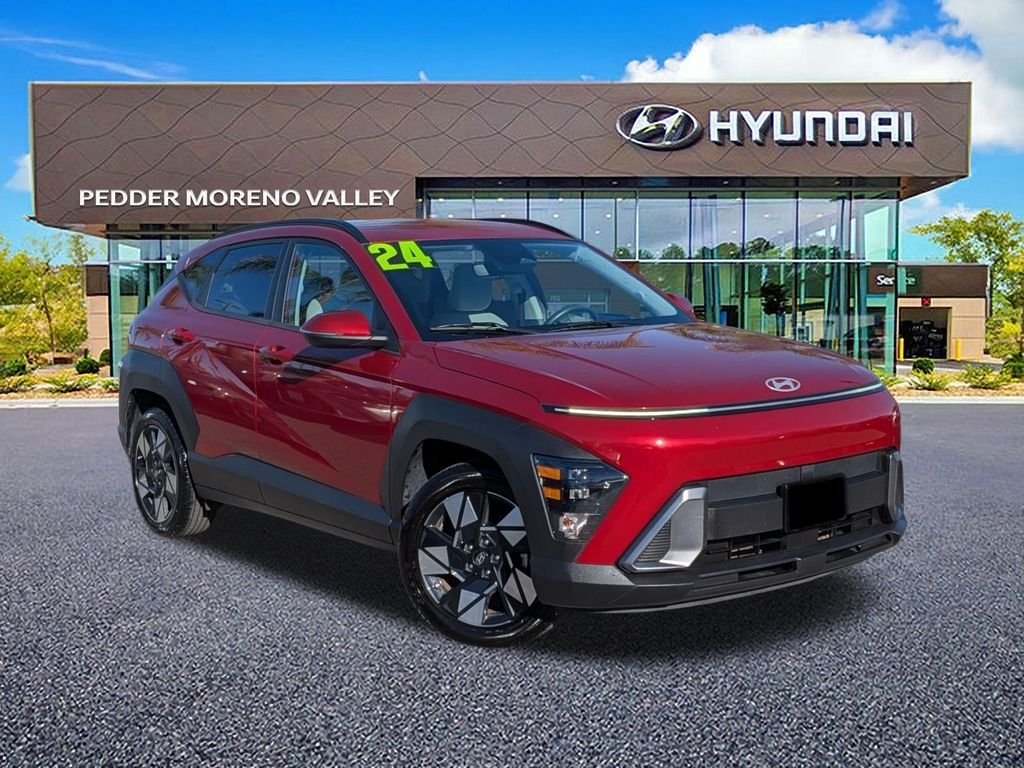 Certified 2024 Hyundai Kona SEL with VIN KM8HB3AB8RU168680 for sale in Moreno Valley, CA
