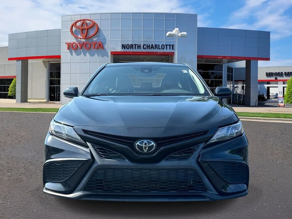 Used 2021 Black Toyota SE image 2