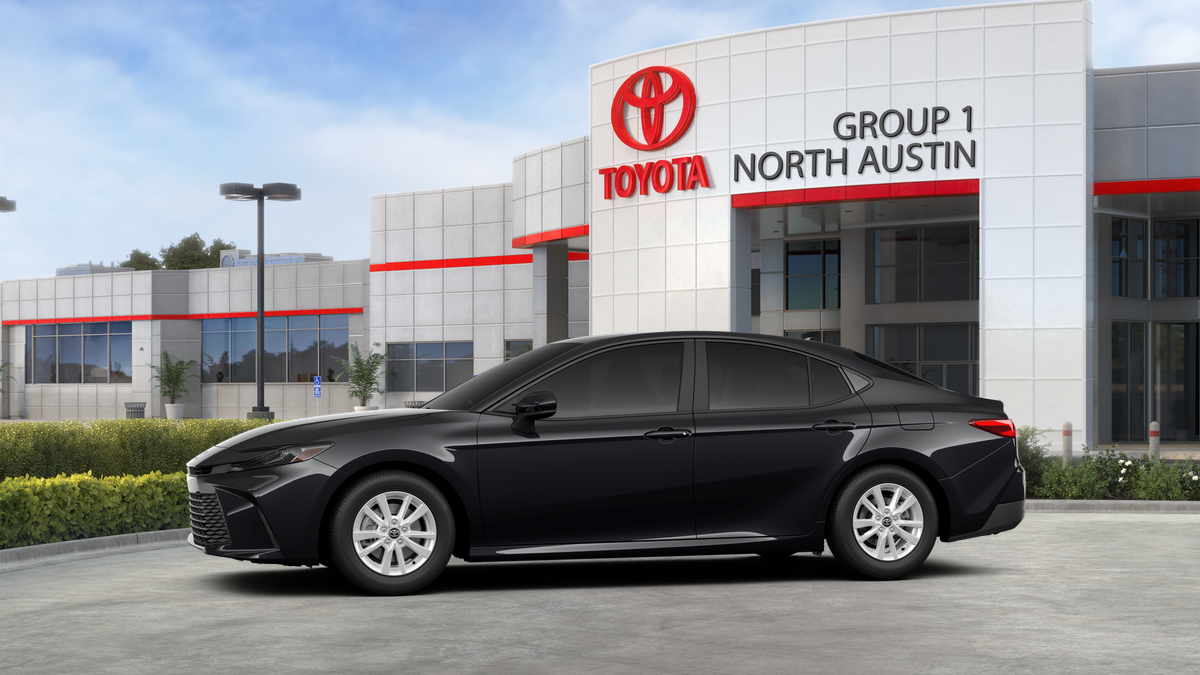 New 2026 Midnight Black Metallic Toyota LE image 3