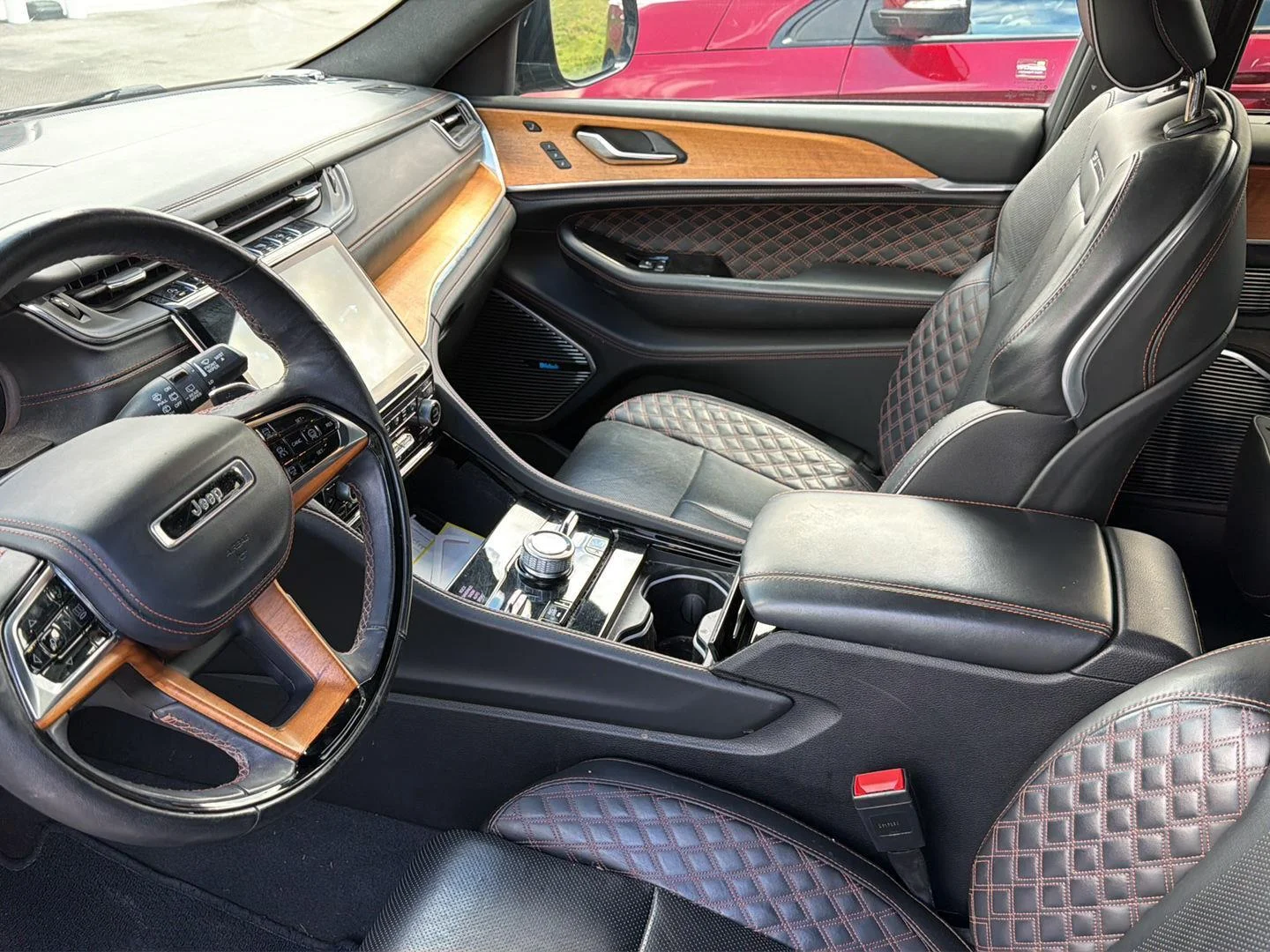 Used 2021 Diamond Black Crystal Pearlcoat Jeep Summit Reserve image 4