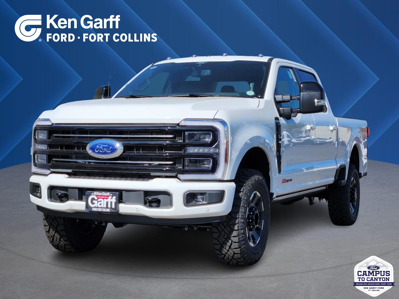 New 2026 Star White Metallic Tri-Coat Ford Platinum image 1