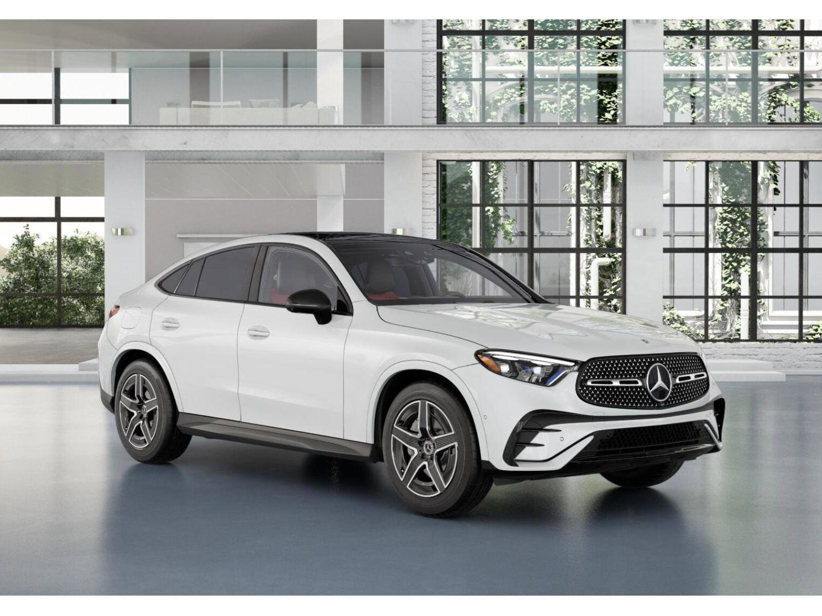 New 2026 MANUFAKTUR Moonlight White Metallic Mercedes-Benz GLC 300 4MATIC® Coupe image 11