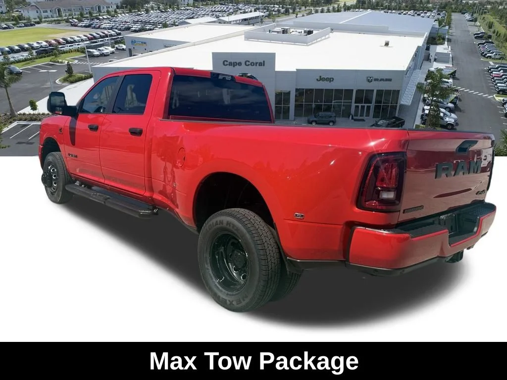 New 2026 Flame Red Clear-Coat Exterior Paint RAM Big Horn image 6