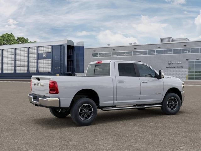 New 2026 Bright White Clear-Coat Exterior Paint RAM Laramie Crew Cab 4x4 6