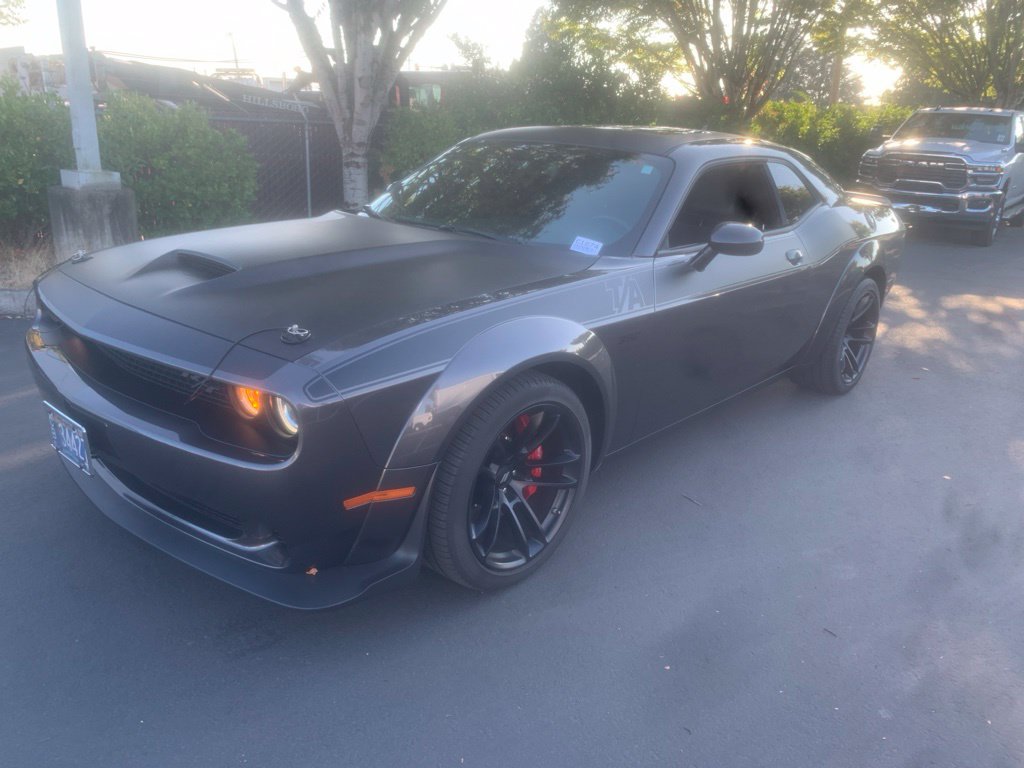 Used 2021 Gray Dodge R/T Scat Pack Widebody image 1