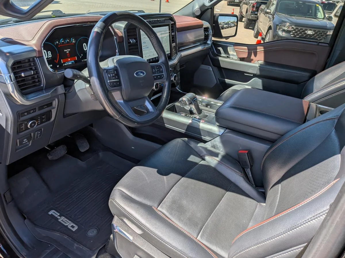 Used 2023 Black Ford Lariat 4wd Supercrew image 12