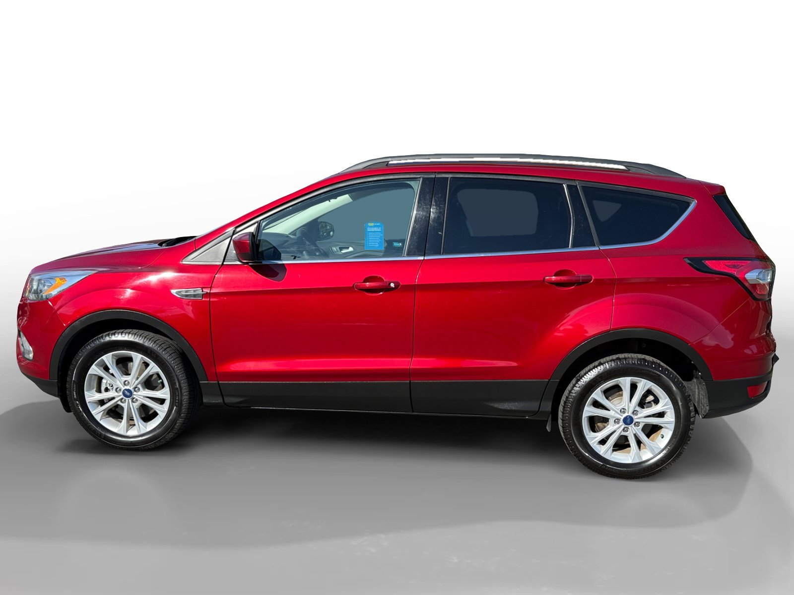 Used 2017 Ruby Red Metallic Ford SE image 2