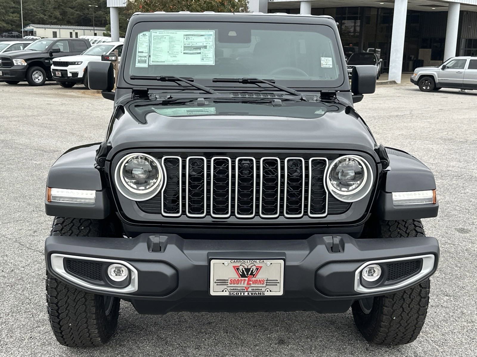New 2025 Black Clear-Coat Exterior Paint Jeep Sahara image 3