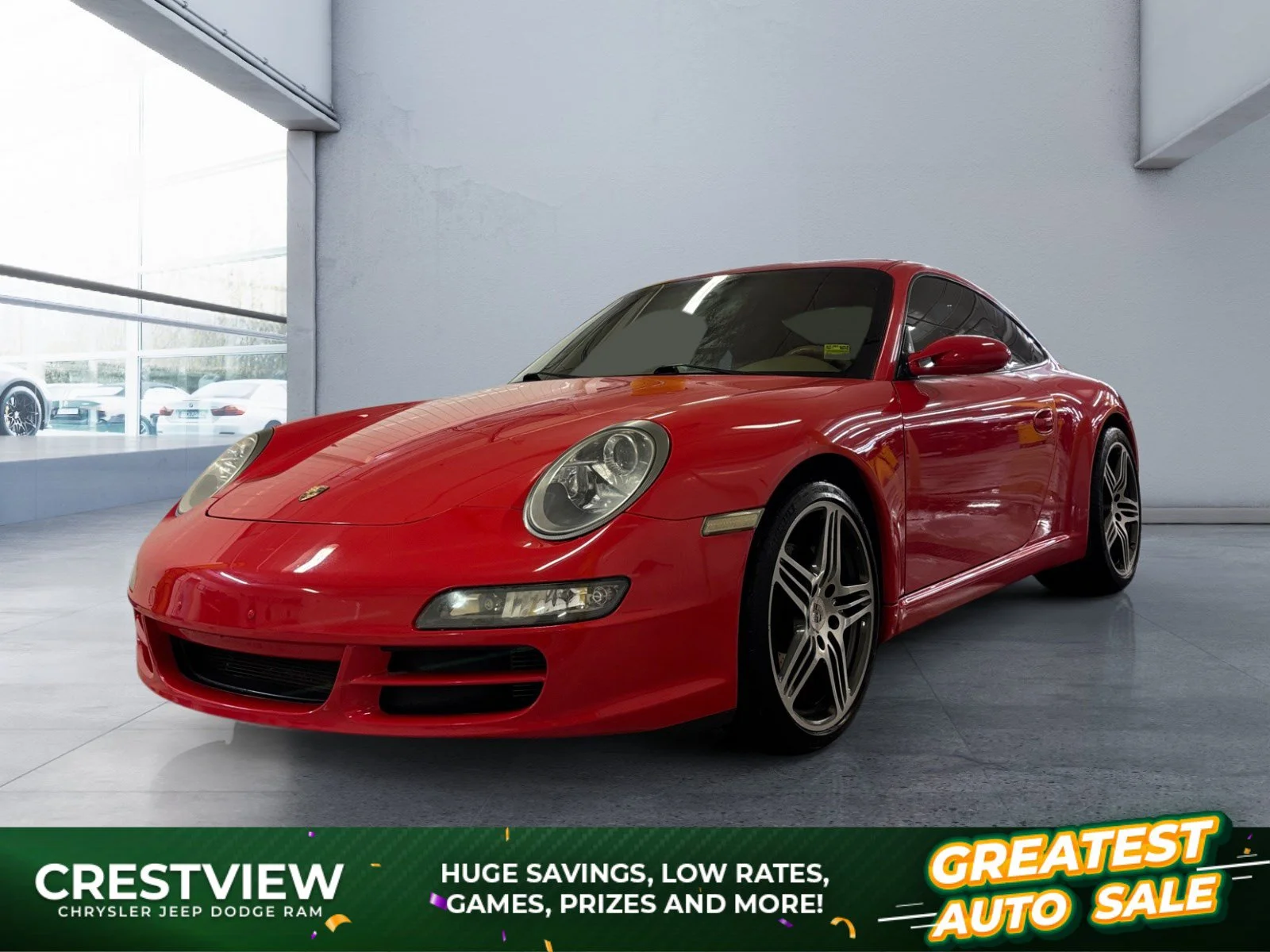 Used 2007 Red Porsche Carrera image 1