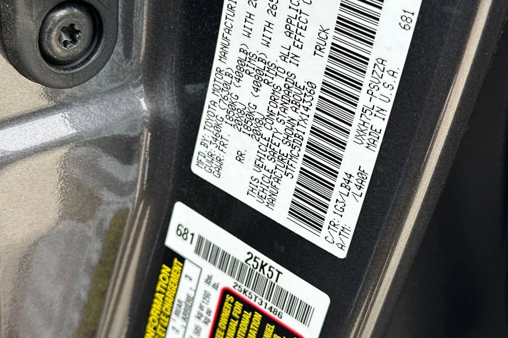 New 2026 Magnetic Gray Metallic Toyota Tundra 1794 Edition image 33