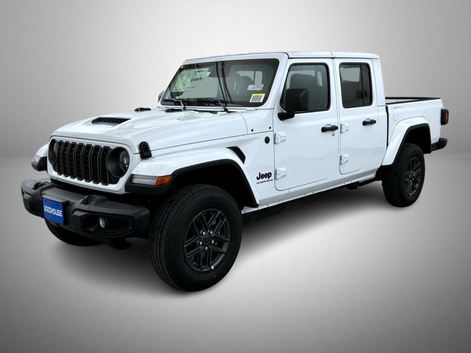New 2026 Bright White Clear-Coat Exterior Paint Jeep Sport S image 1