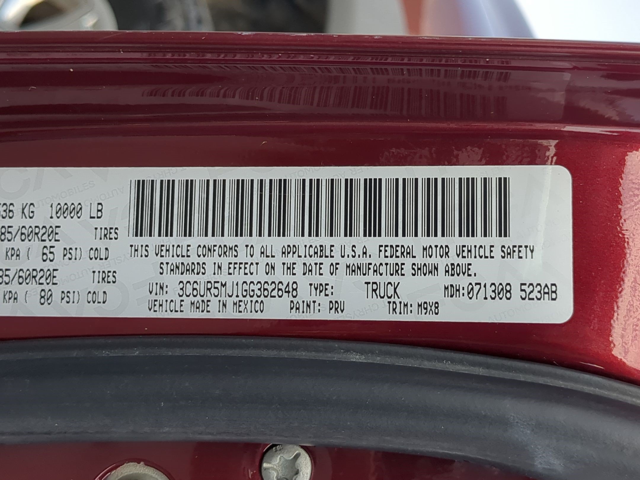 Used 2016 Delmonico Red Pearlcoat Ram Big Horn image 34