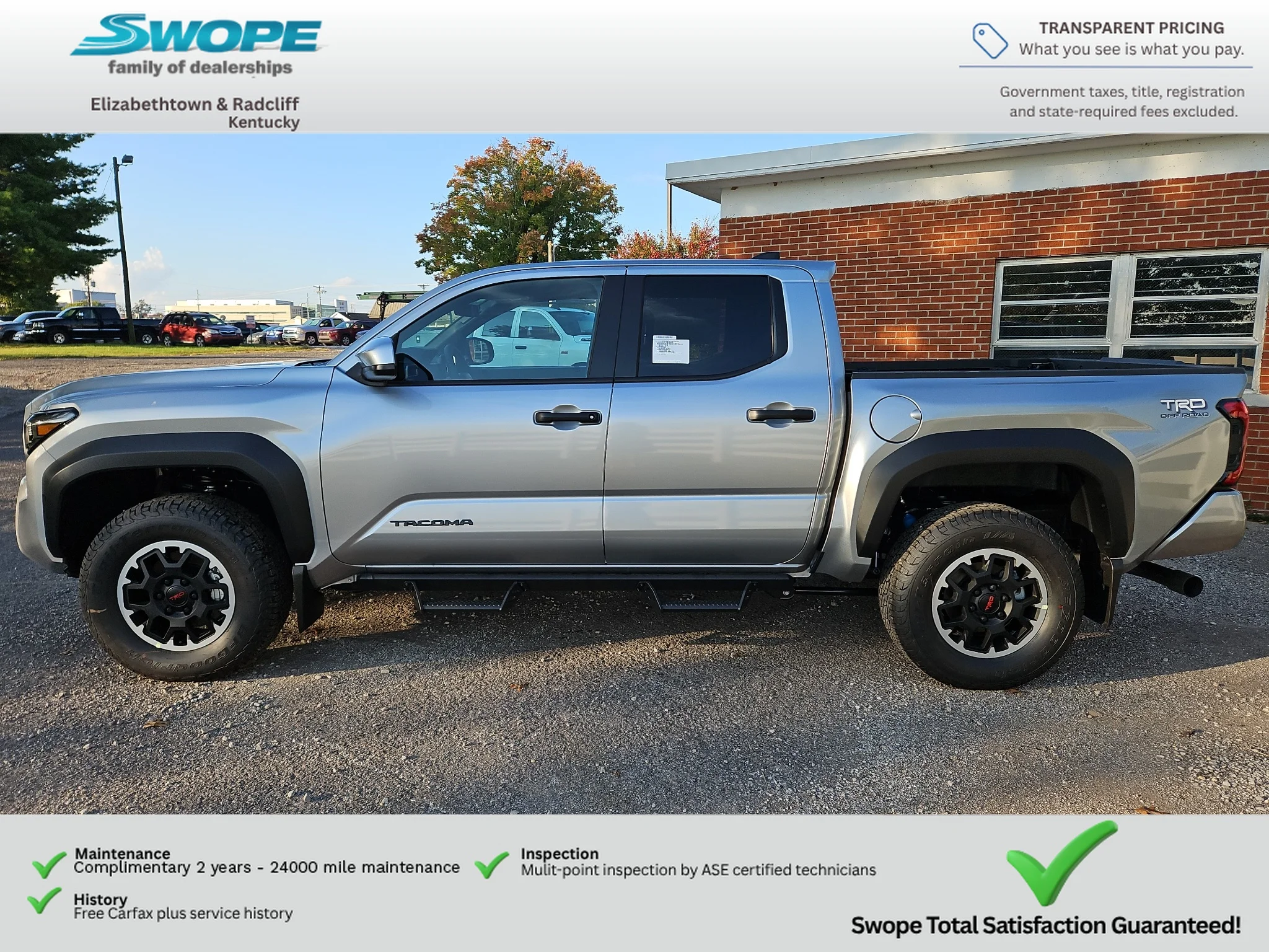 New 2026 Celestial Silver Metallic Toyota TRD Off Road image 6