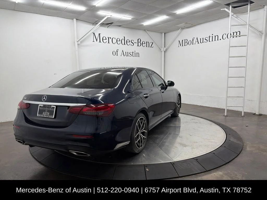 Certified Used 2021 Blue Mercedes-Benz E 350 image 8