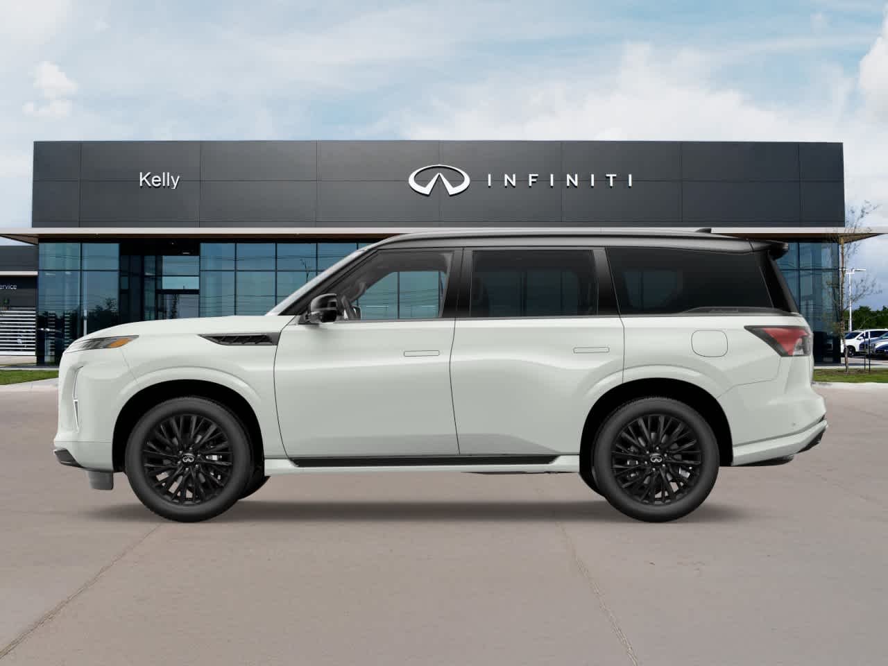 New 2026 Radiant White/Black Obsidian INFINITI Autograph 4WD image 3