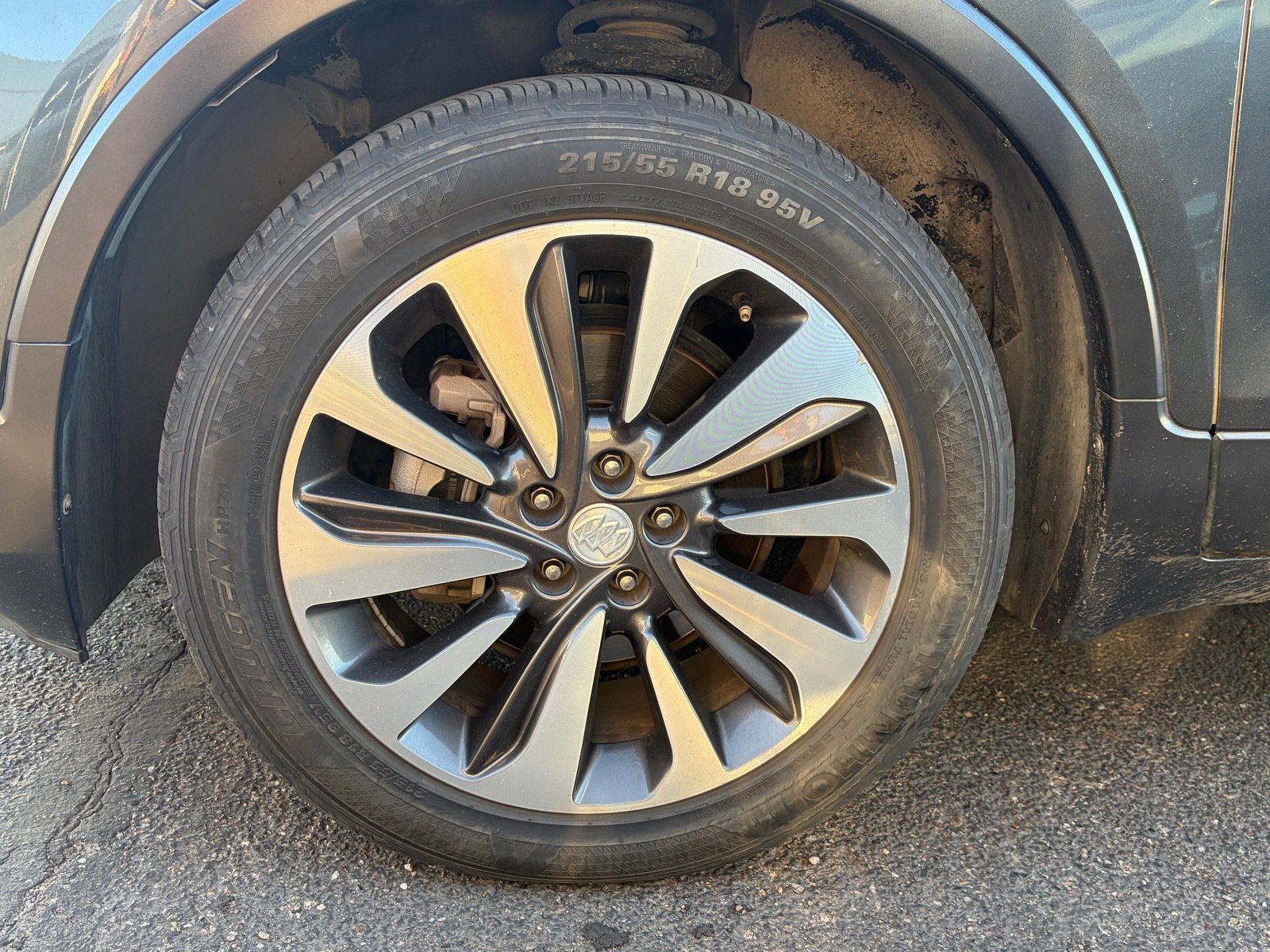 Used 2018 Includes (CM5) Black Carbon Metallic lower exterior accent color, Paint code W700S. Buick Essence image 5