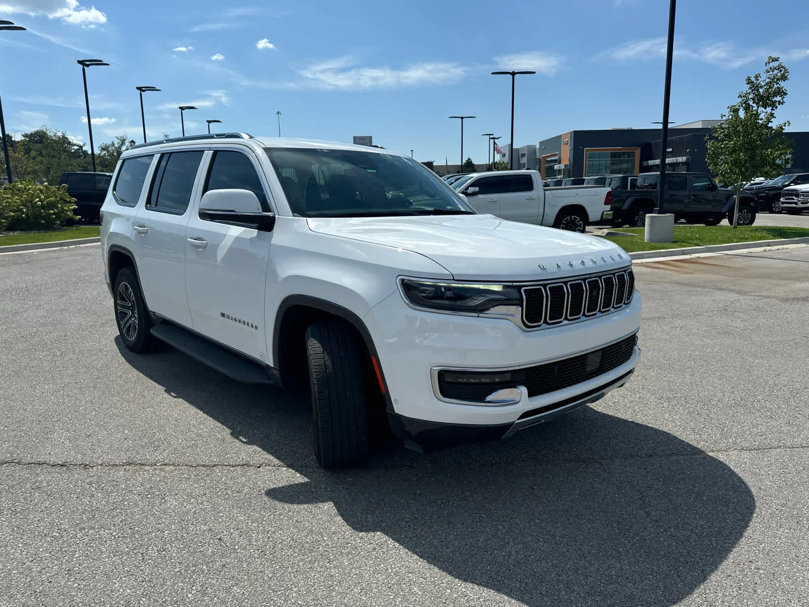 Used 2022 Bright White Clearcoat Jeep Series III image 3