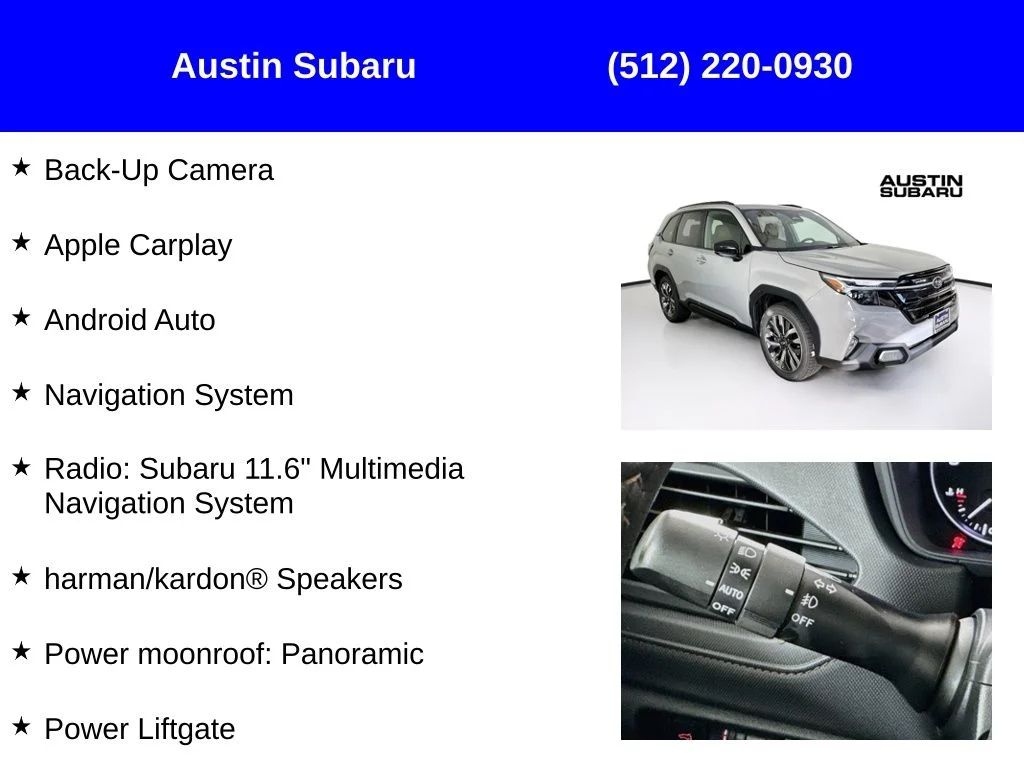 New 2026 Gray Subaru Touring image 9