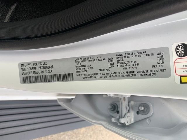 New 2026 Ivory White Tri-Coat Pearlcoat RAM Limited image 19