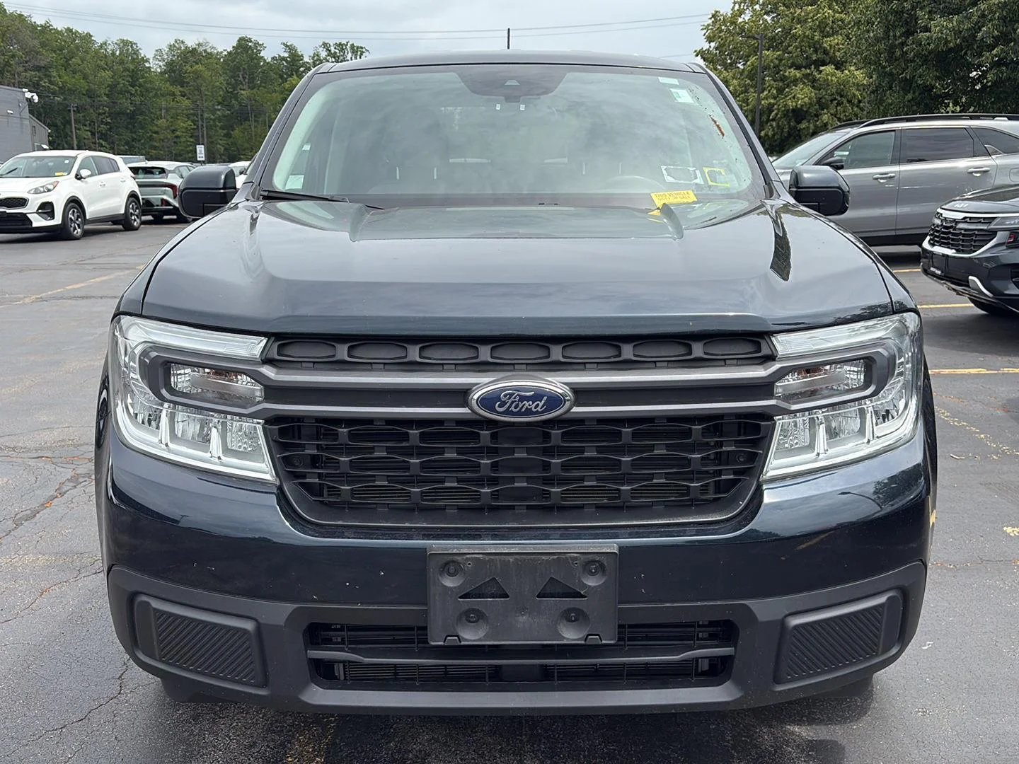 Used 2022 Alto Blue Metallic Tinted Clearcoat Ford XLT image 11