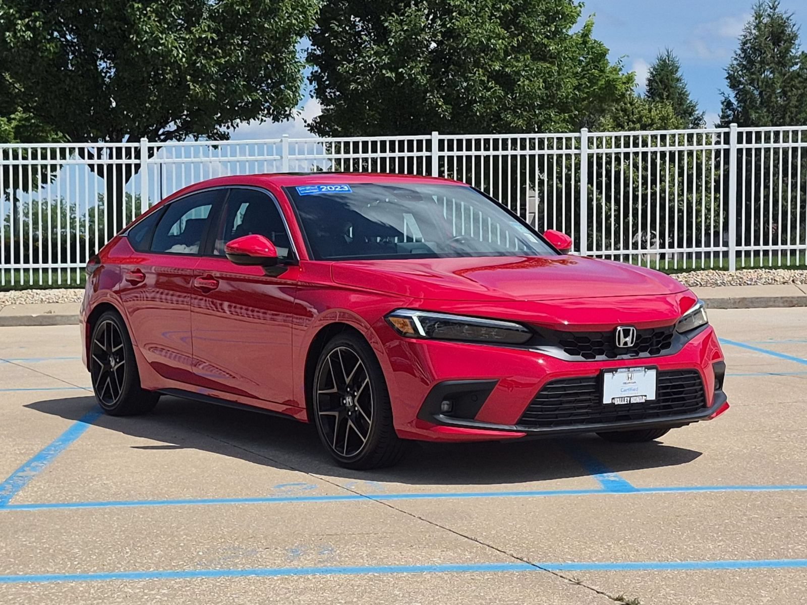 Certified Used 2023 Rallye Red Honda Sport Touring Hatchback image 4