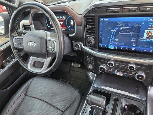 Used 2022 Carbonized Gray Metallic Ford LARIAT image 36