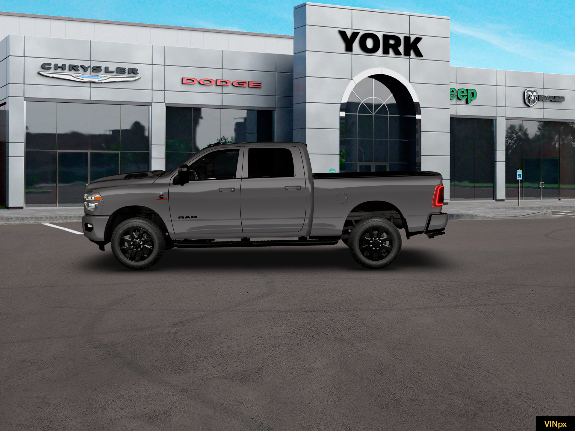 New 2026 Granite Crystal Metallic Clear-Coat Exterior Paint RAM LARAMIE image 15