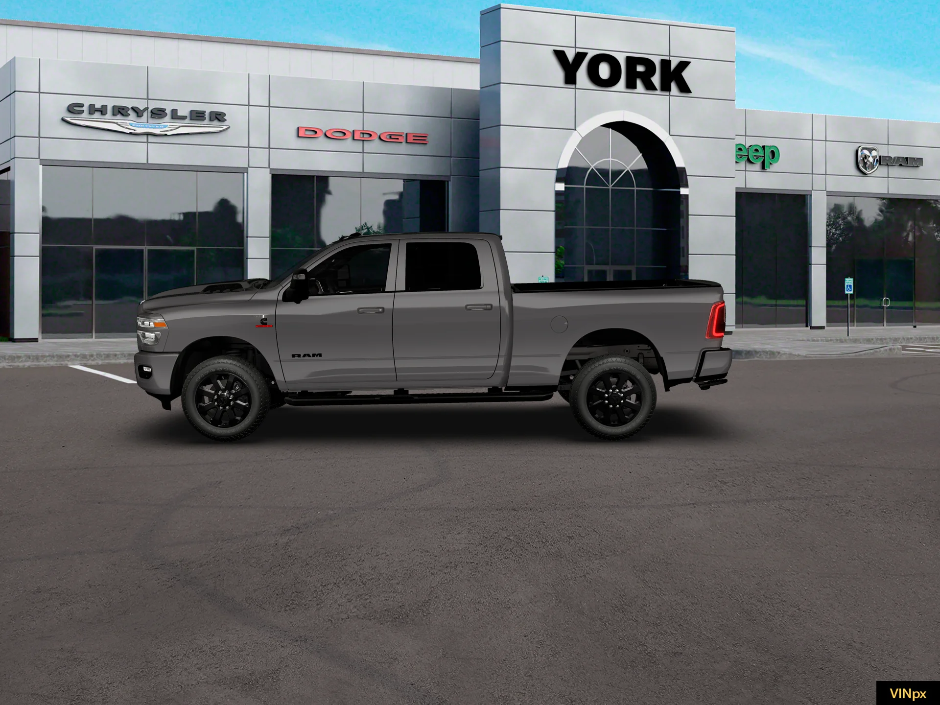 New 2026 Granite Crystal Metallic Clear-Coat Exterior Paint RAM LARAMIE image 15