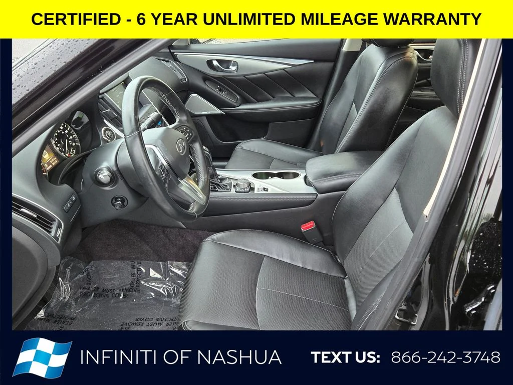 Certified Used 2023 Black INFINITI LUXE image 3