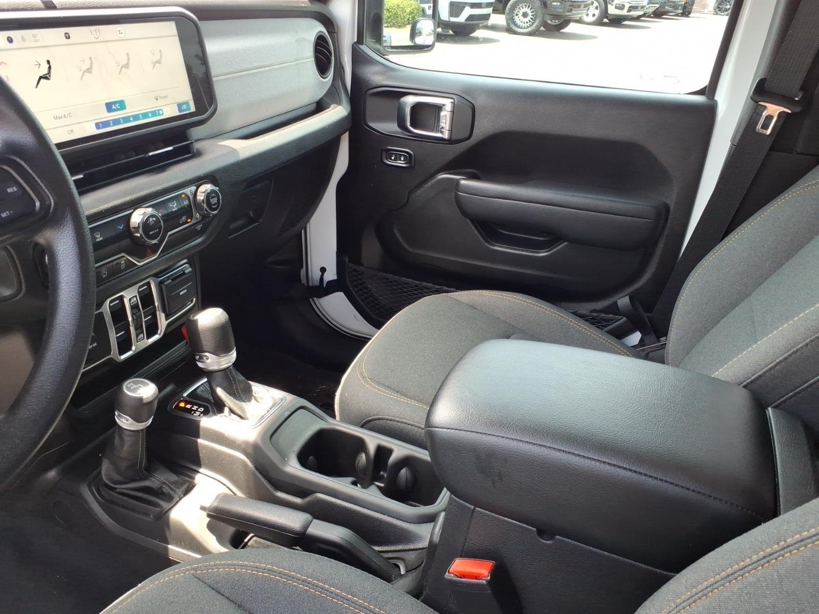 Used 2025 Bright White Clearcoat Jeep Sport image 21