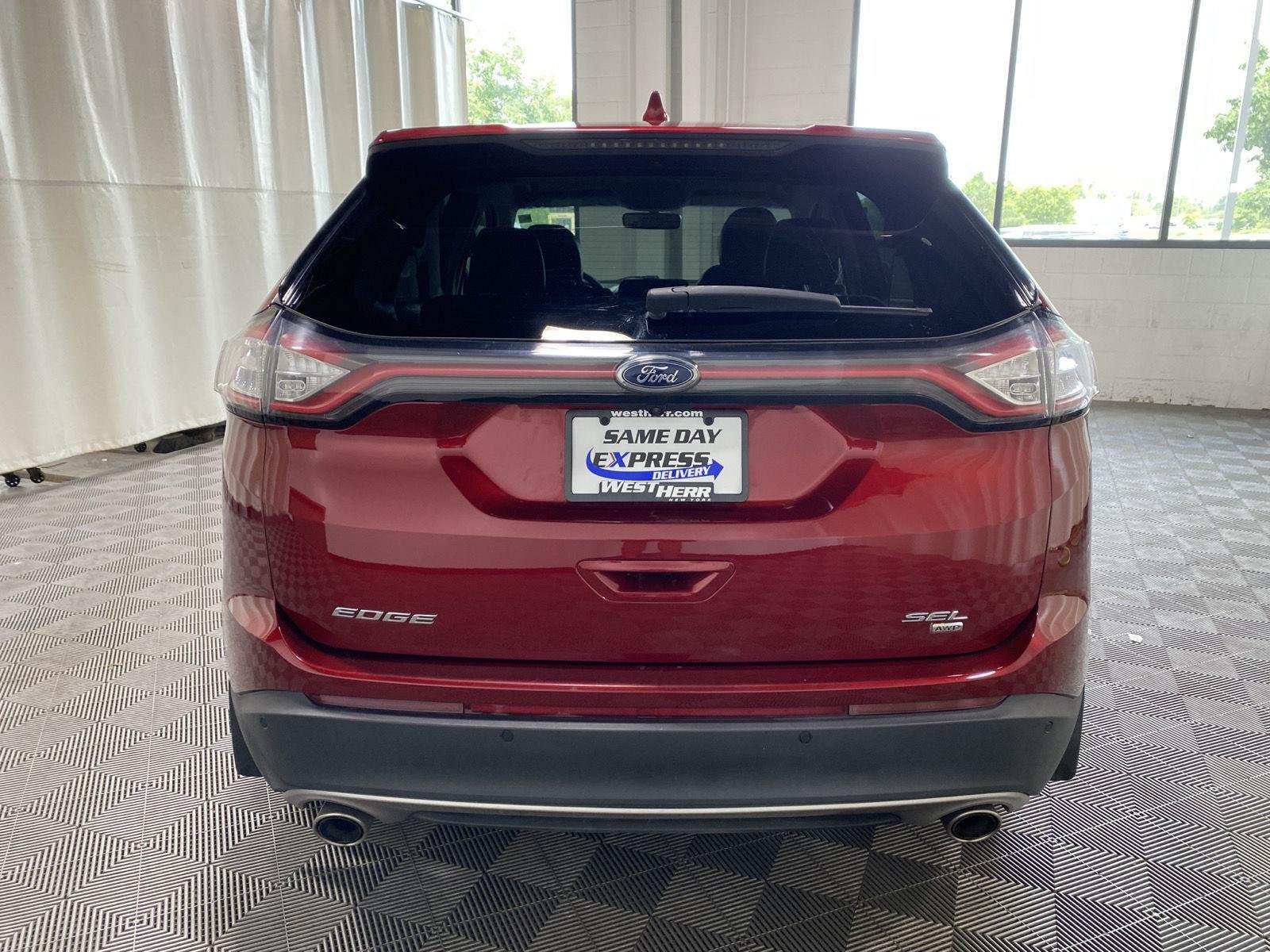 Used 2018 Ruby Red Metallic Tinted Clearcoat Ford SEL image 6