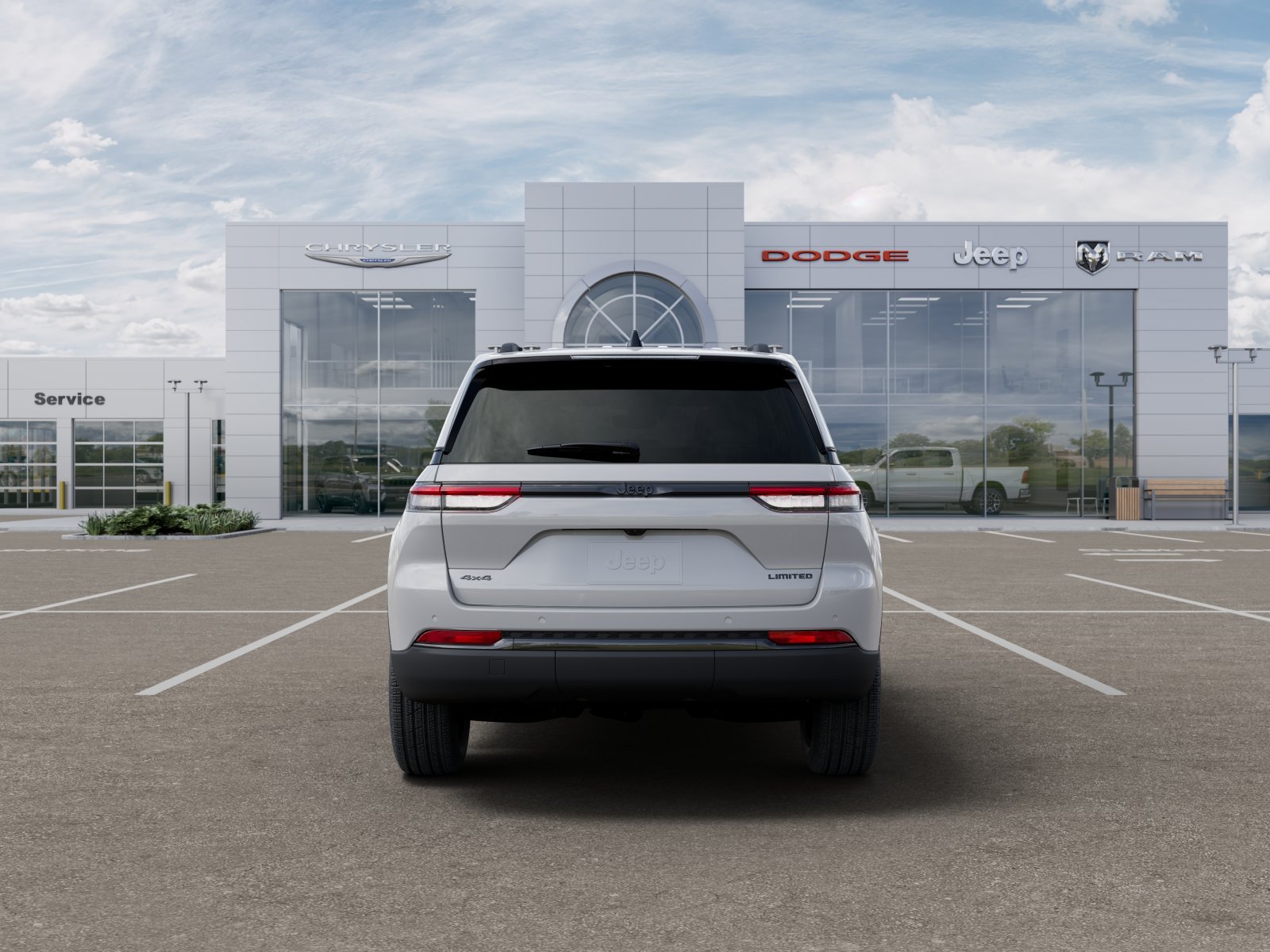 New 2025 Bright White Clear-Coat Exterior Paint Jeep Limited image 33