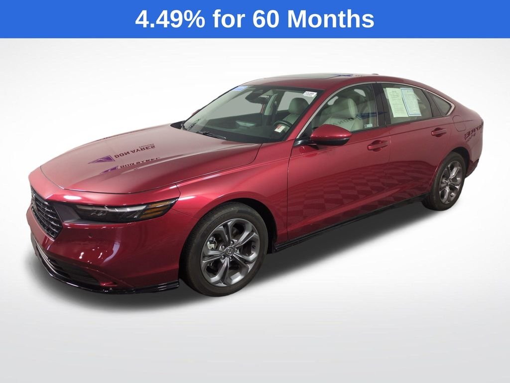 Certified Used 2024 Radiant Red Metallic Honda EX-L image 1