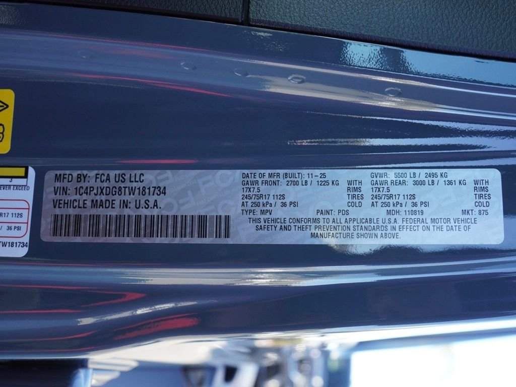 New 2026 Anvil Clear-Coat Exterior Paint Jeep Sport S image 25