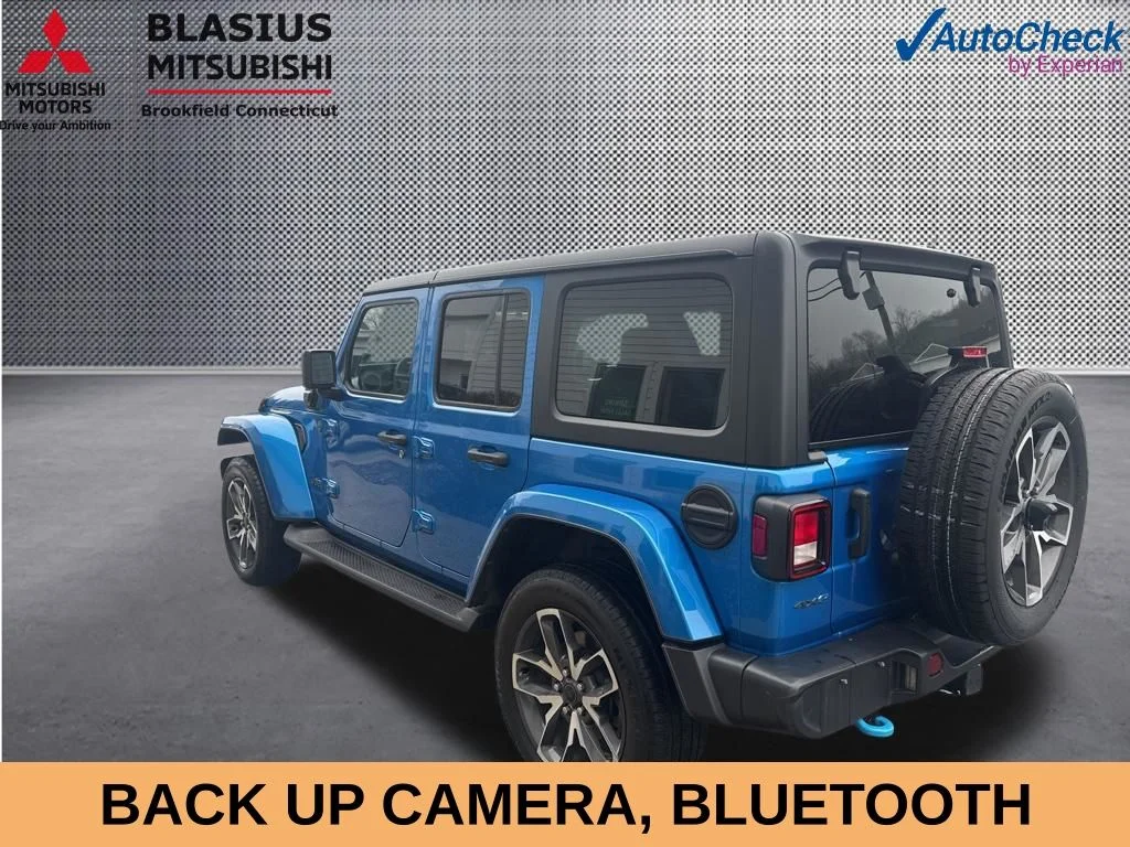 Used 2024 Blue Jeep Sport S 4xe image 6