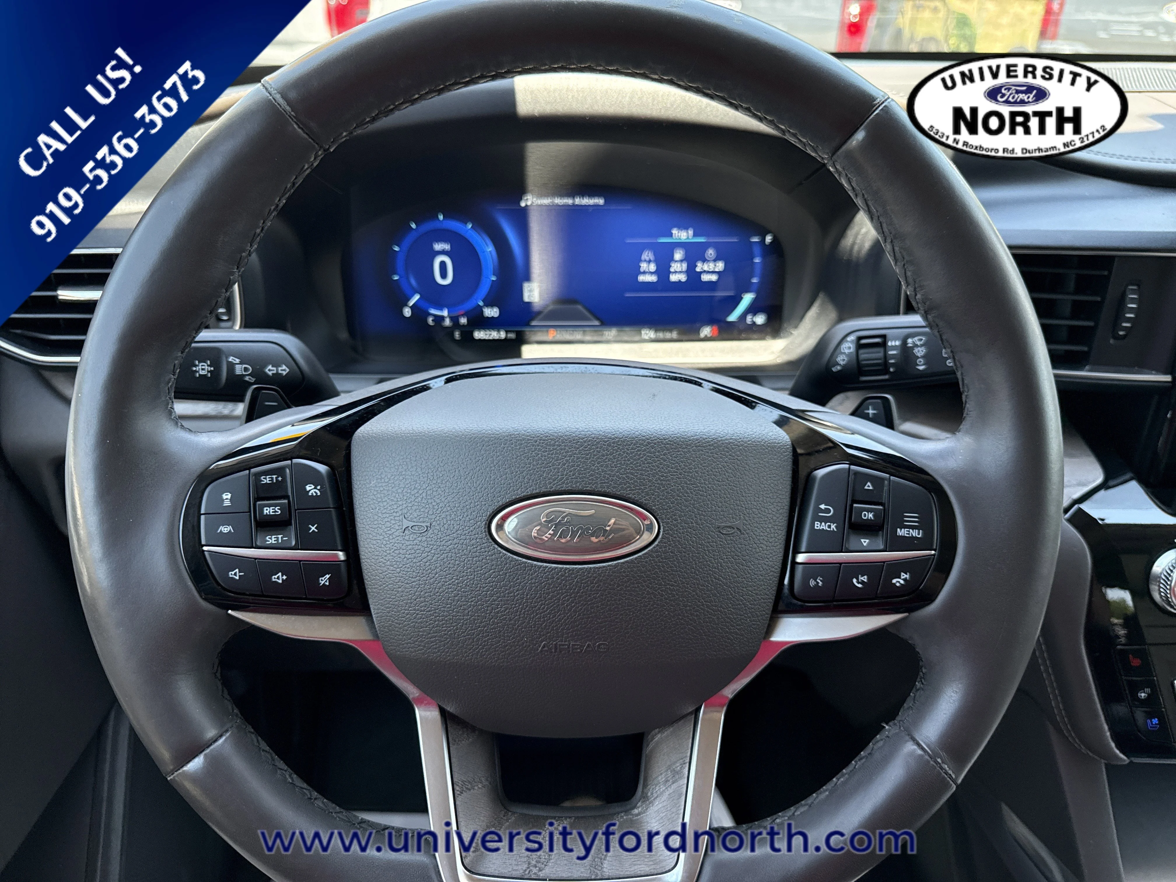 Used 2021 Star White Metallic Tri-Coat Ford Platinum image 19