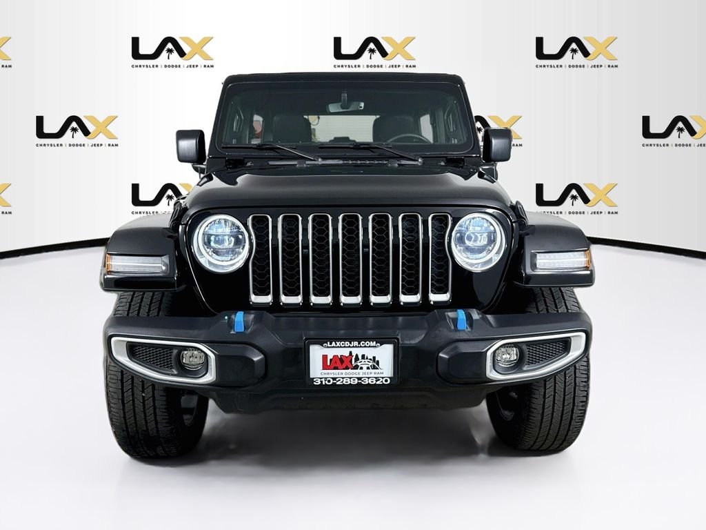 Used 2023 Black Jeep Sahara 4xe image 2